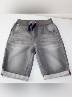 GUESS Boys size 12 Gray Casual Drawstring Jort Shorts